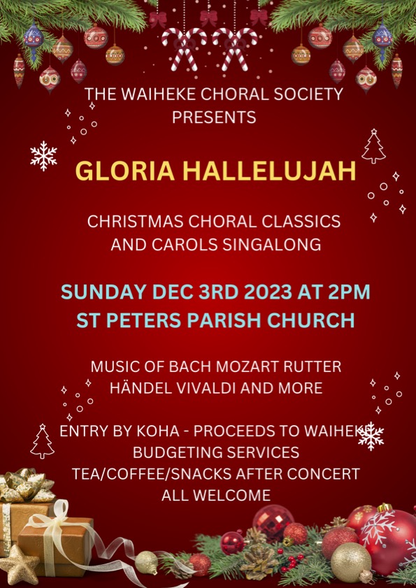 Gloria Hallelujah concert 3 Dec 2023