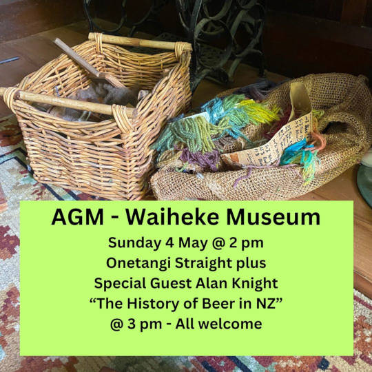 Historical Society AGM 4 May 2025